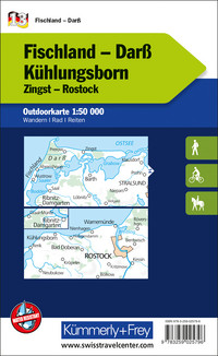 Deutschland, Fischland - Darss - Kühlungsborn, Nr. 13, Outdoorkarte 1:50'000